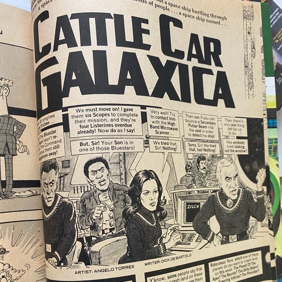 1979 July MAD Magazine No. 208 superman-Battlestar - Picture 4 of 7